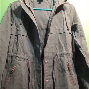 Green Anorak Jacket with hood